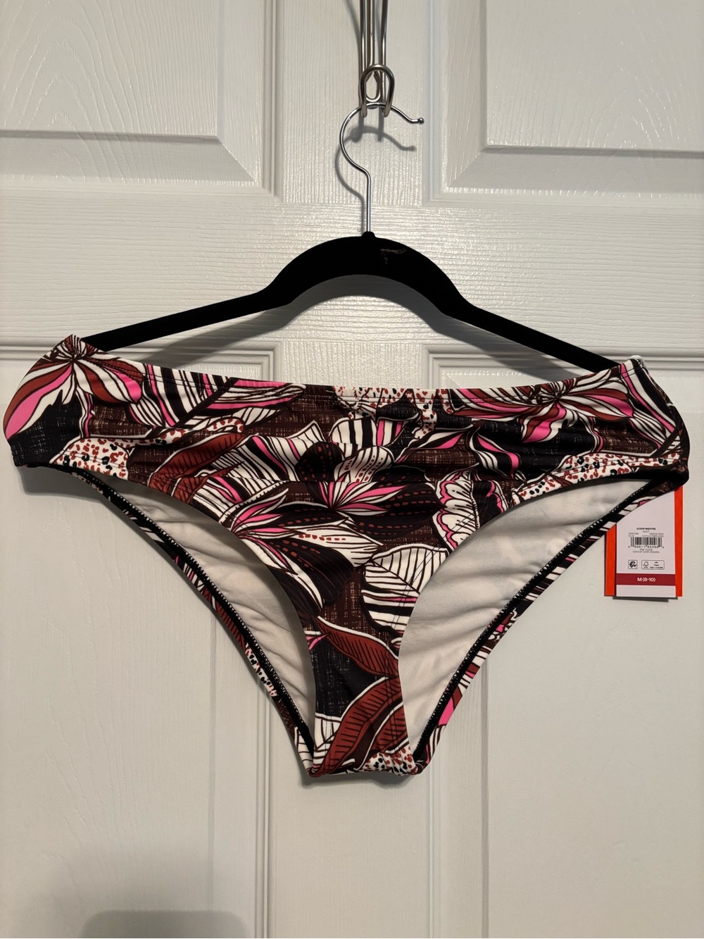 sofia by sofia vergara Pink and Brown Floral Bikini Bottom NWT